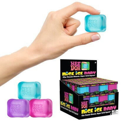 Needoh Nice Ice Baby Tiny Nice Cube Sensory Toy Small Nice Cube