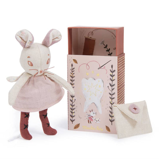 Tooth Fairy Mouse Souvenir Box + Stuffed Toy