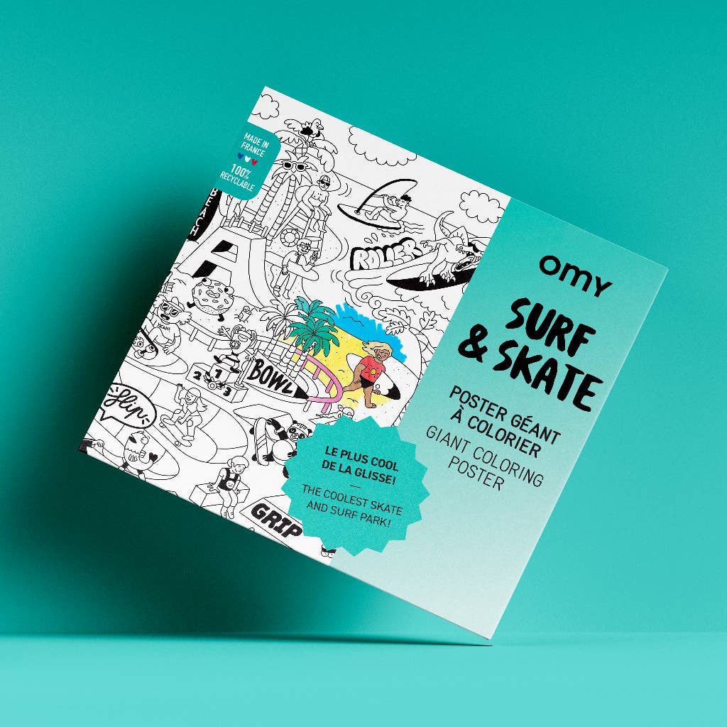 OMY Giant Coloring Poster, Ocean