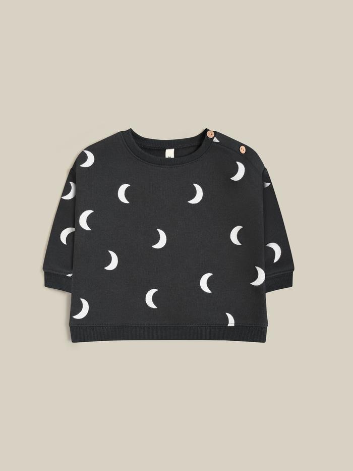 Organic Zoo | Midnight Sweatshirt | Organic Cotton Moon Sweatshirt