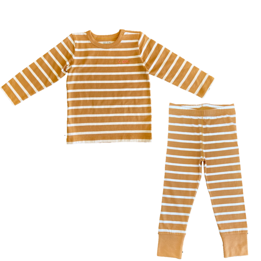 The Olen Stripe Pajamas Set