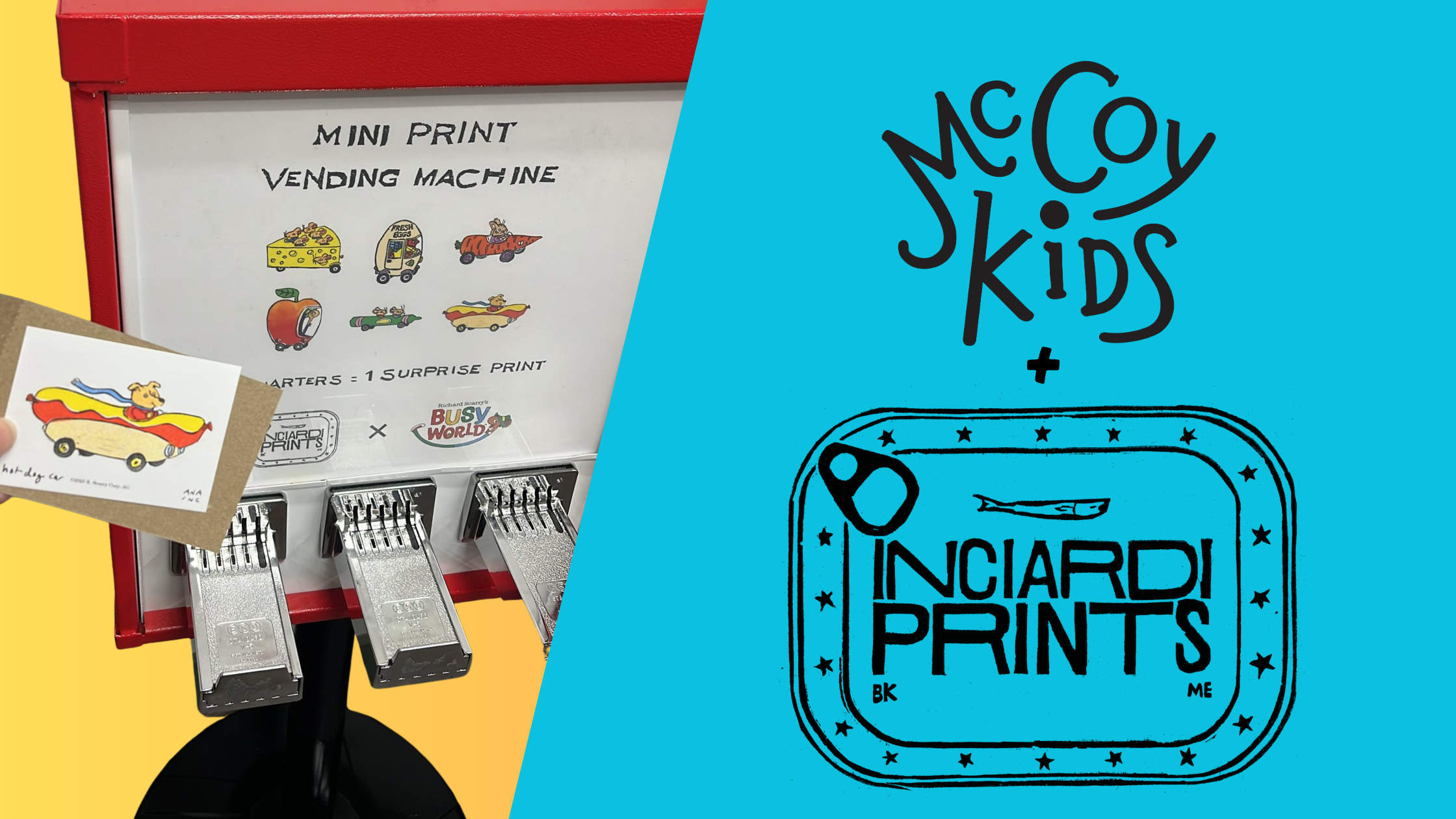 Richard Scarry Inciardi Mystery Print Machine