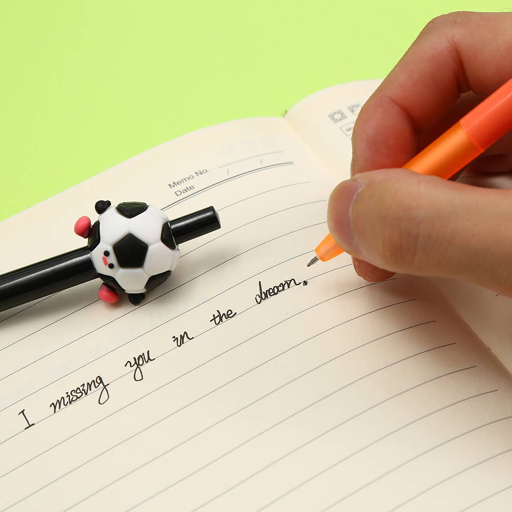 Sports Ball Game Retractable Gel Pen [Assorted]
