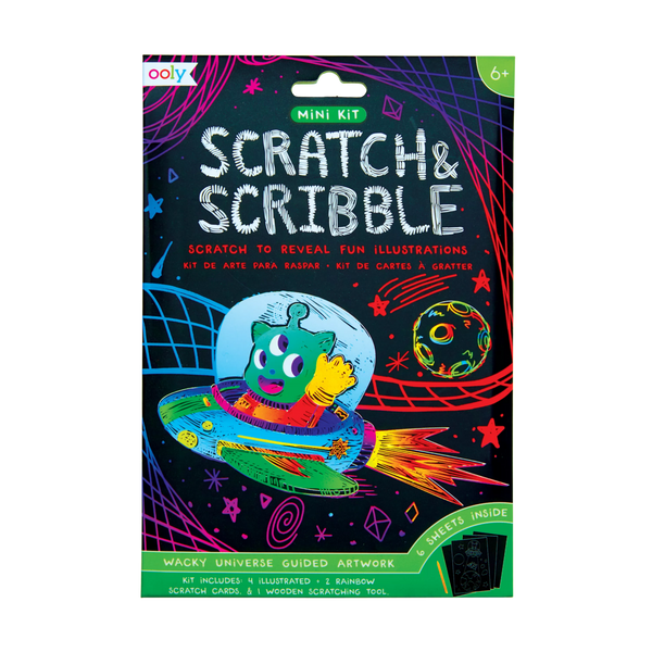 Wacky Universe Mini Scratch and Scribble Art Kit