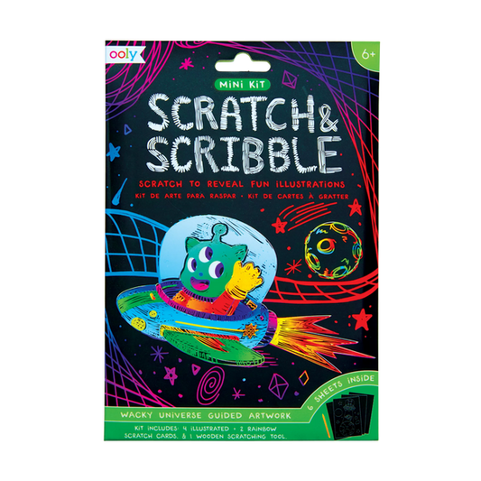 Wacky Universe Mini Scratch and Scribble Art Kit