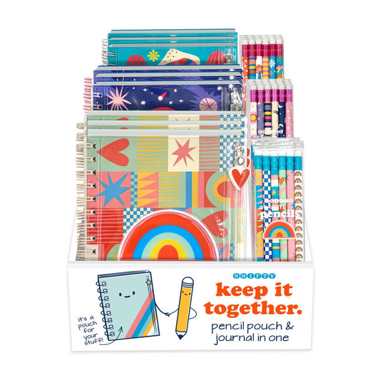 Keep It Together Pencil Pouch Journal (Various designs)