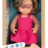 Caucasian girl doll with Glasses 15" My Friends & Me