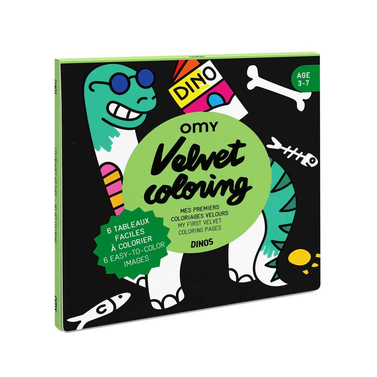 Omy, Velvet Coloring - Dino - Tinker