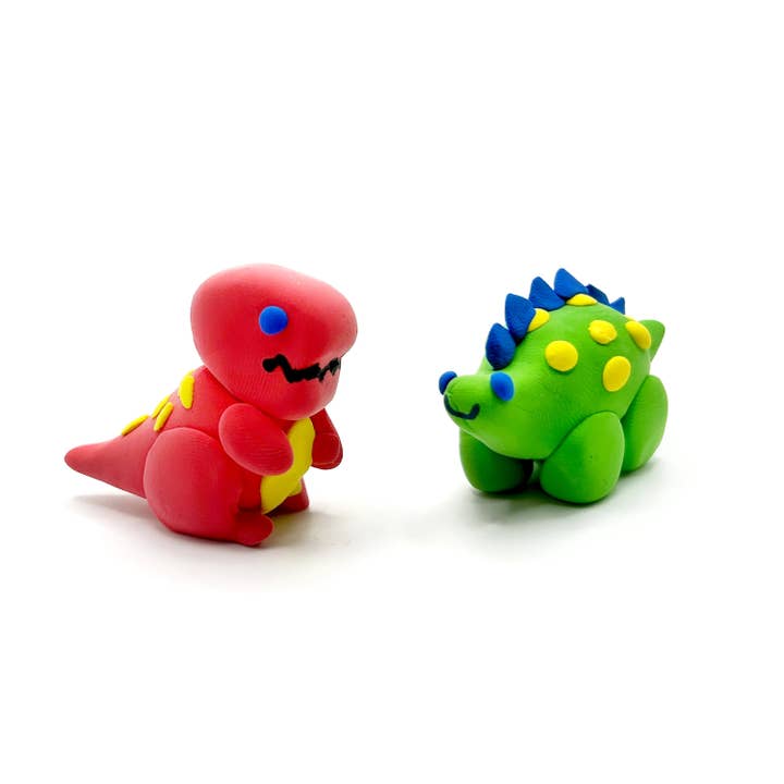 Creatibles D.I.Y. Air-Dry Clay Kit: Dino. Bffs (Set of 4)