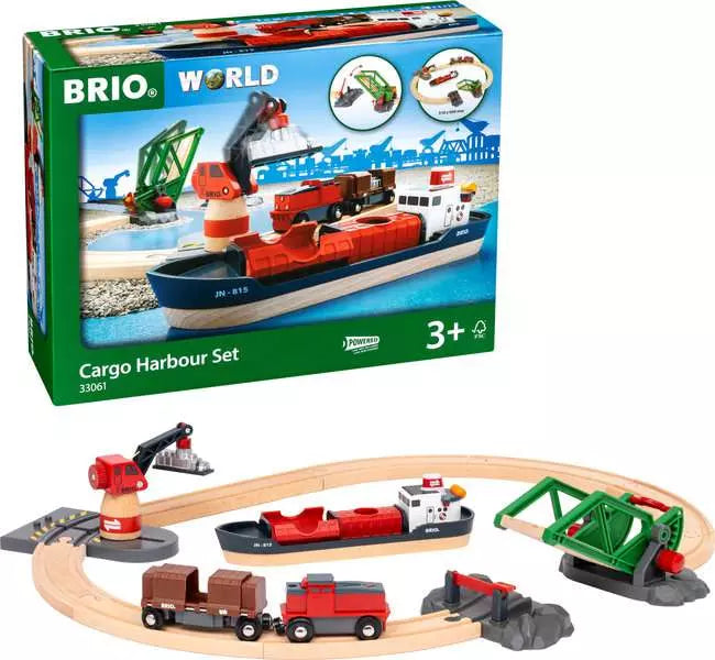 BRIO World Cargo Harbour Set