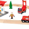 BRIO World - Firefighter Train Set