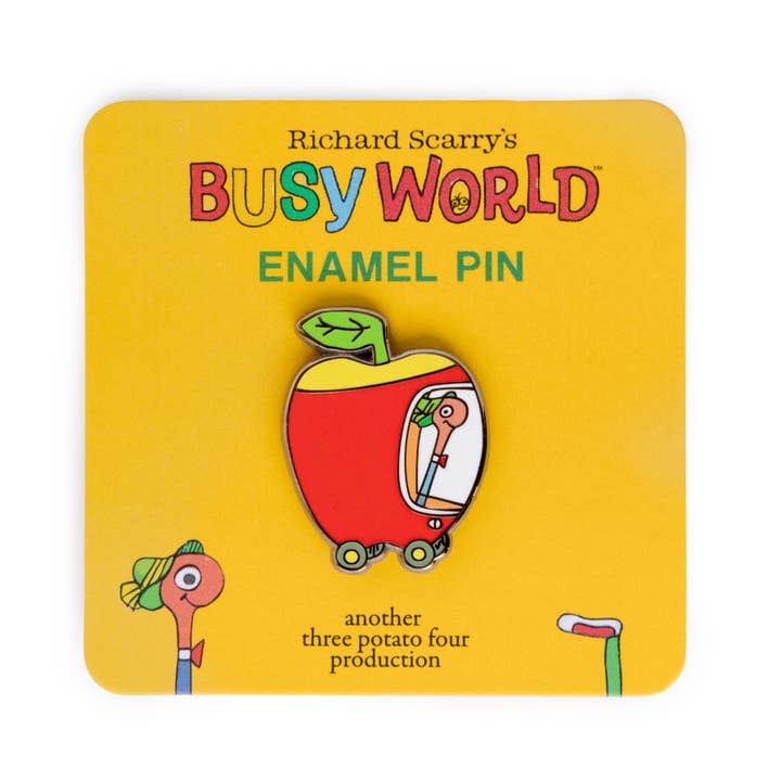 Richard Scarry - Apple Car Enamel Pin