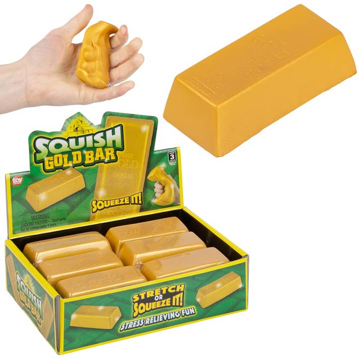 Squishie Gold Bar-3"