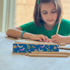 Cosmic Pencil Box (plus 12 colored pencils, sharpener, and ruler)