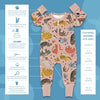 Hippopotamuses, Purple Baby Pajamas
