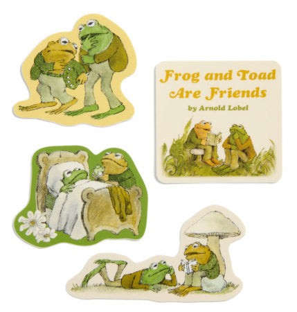 Frog and Toad Stickers - Sticker Set of 4