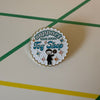 Support your local toy shop enamel pin
