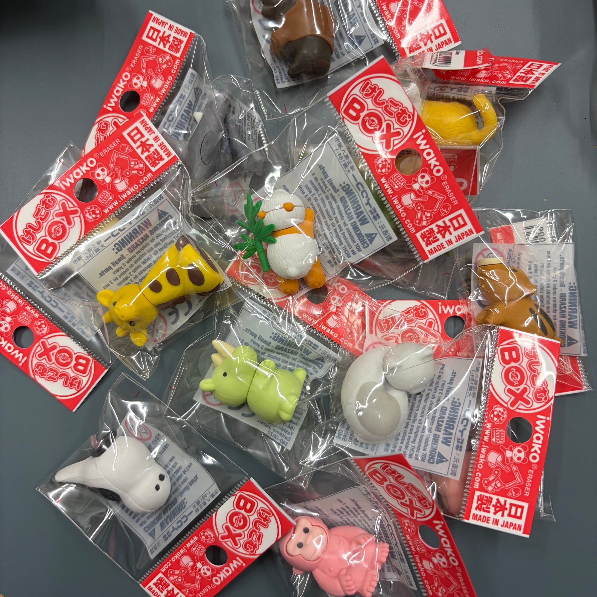 BCmini Animal Erasers