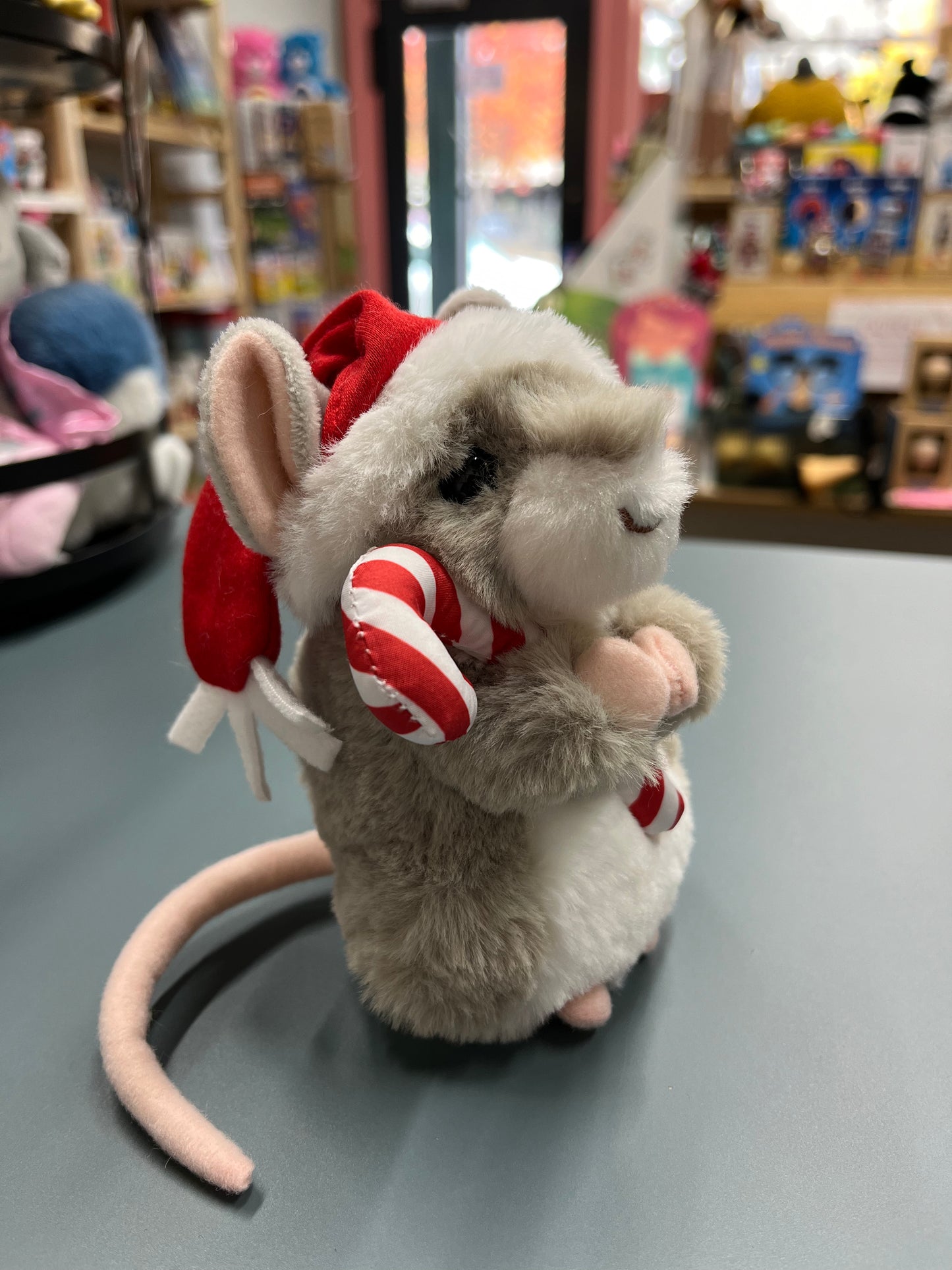 Merrie Mouse with Red Hat and Candy Cane