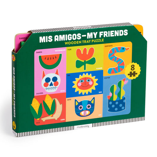 Mis Amigos-My Friends Wooden Tray Puzzle