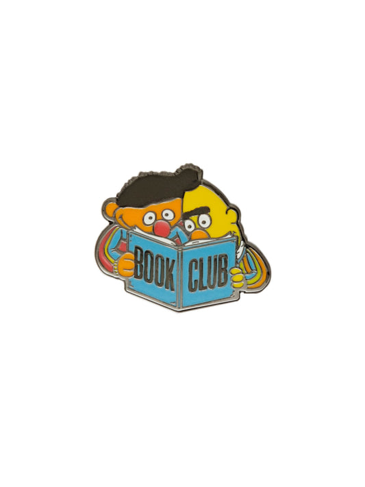 Sesame Street Bert and Ernie Book Club enamel pin