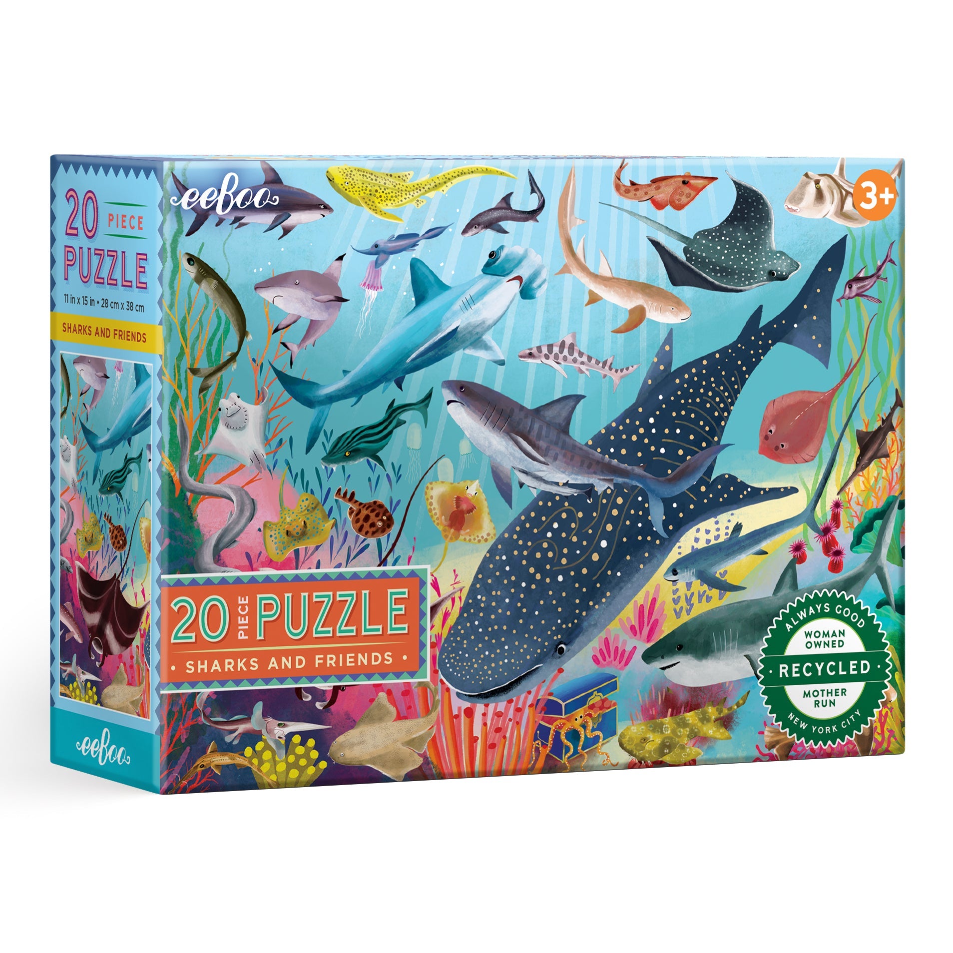 Sharks and Friends 20 Piece Puzzle