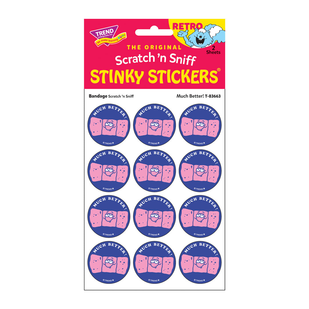 Much Better!, Bandage scent Retro Scratch 'n Sniff Stinky Stickers