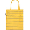 Library Card: Yellow tote bag