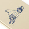 3P4 x Moomin - Moomintroll Garden Embroidered Journal