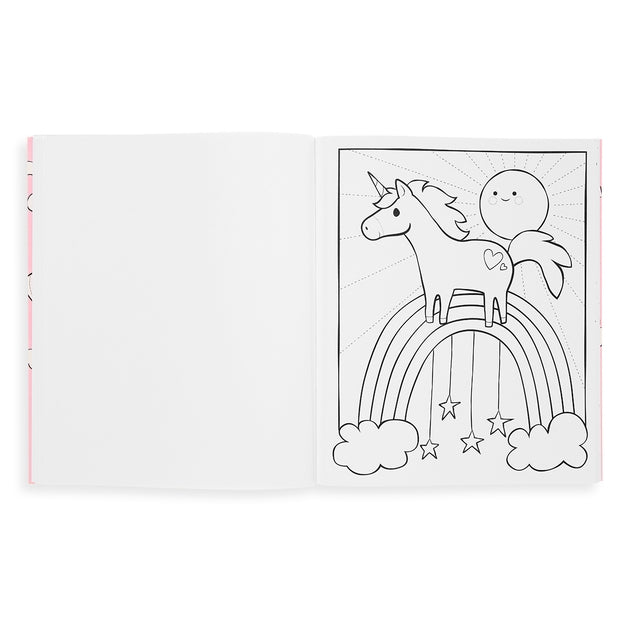 Color-in' Book: Enchanting Unicorns