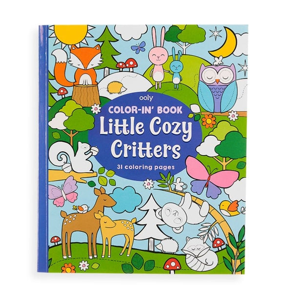 Color-in' Book: Little Cozy Critters