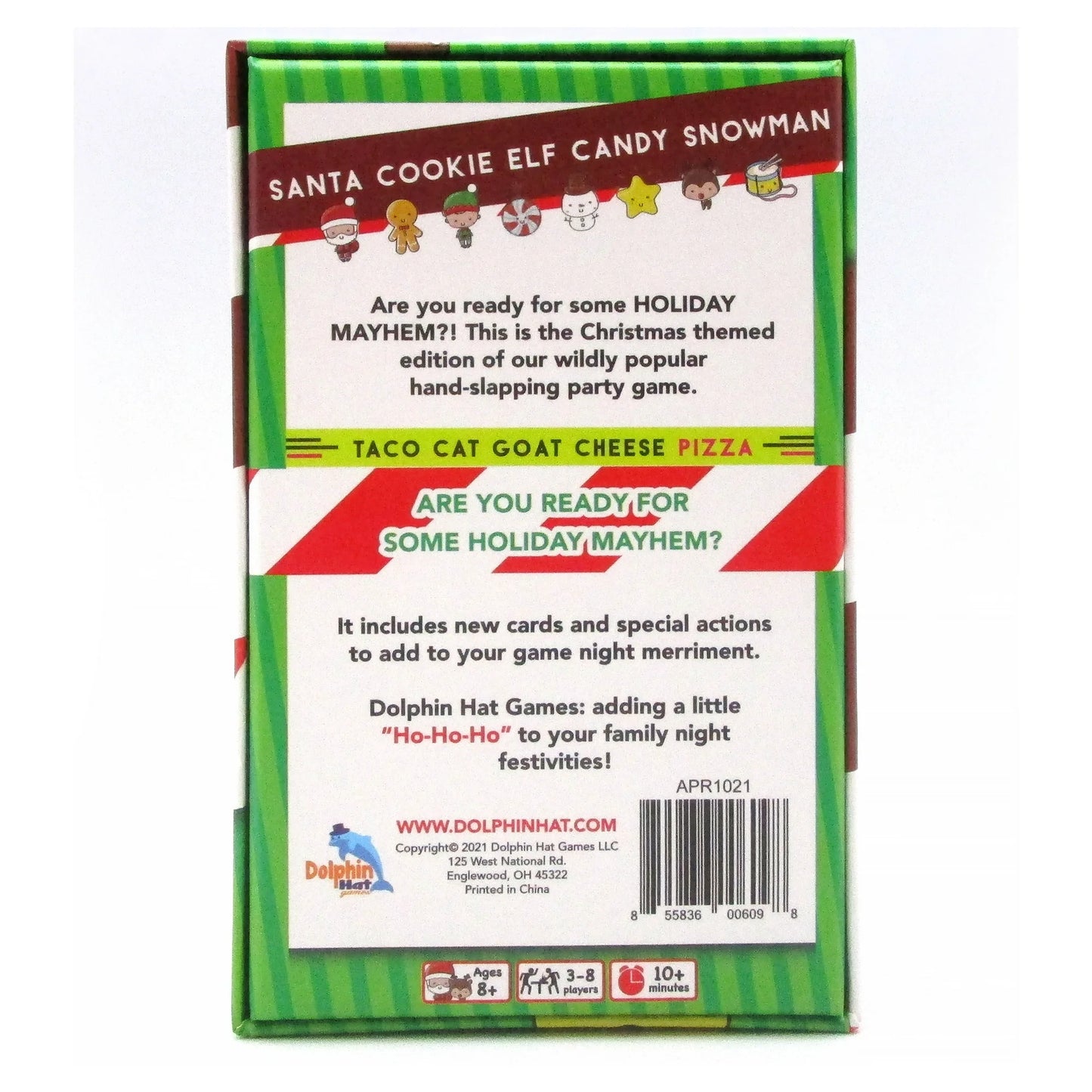 Santa Cookie Elf Candy Snowman Card Game