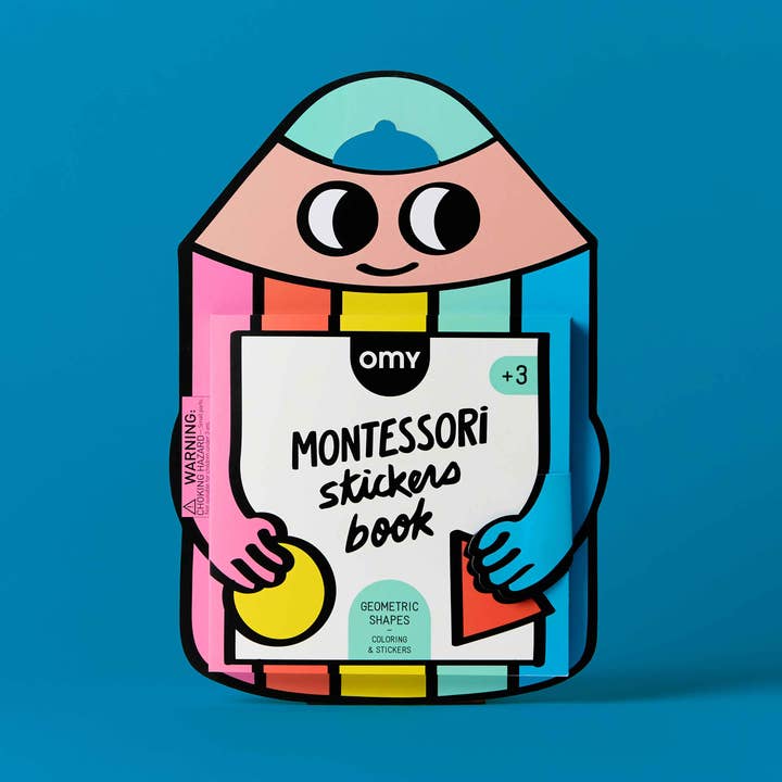 Montessori Stickers Book- Shapes