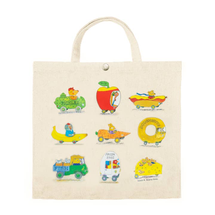 3P4 X Richard Scarry - Busy Town Market Tote