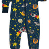 Space Cats- Blue Baby Pajamas
