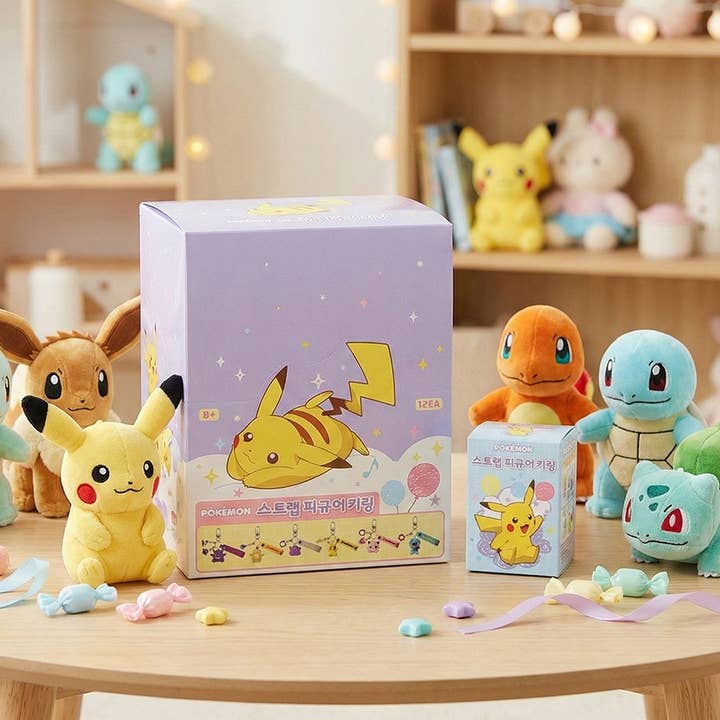 Pokemon Strap Figure Random Keyring (Blind Box)