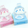 Molang Clear Mochi Squishy Figure Fidget Toy
