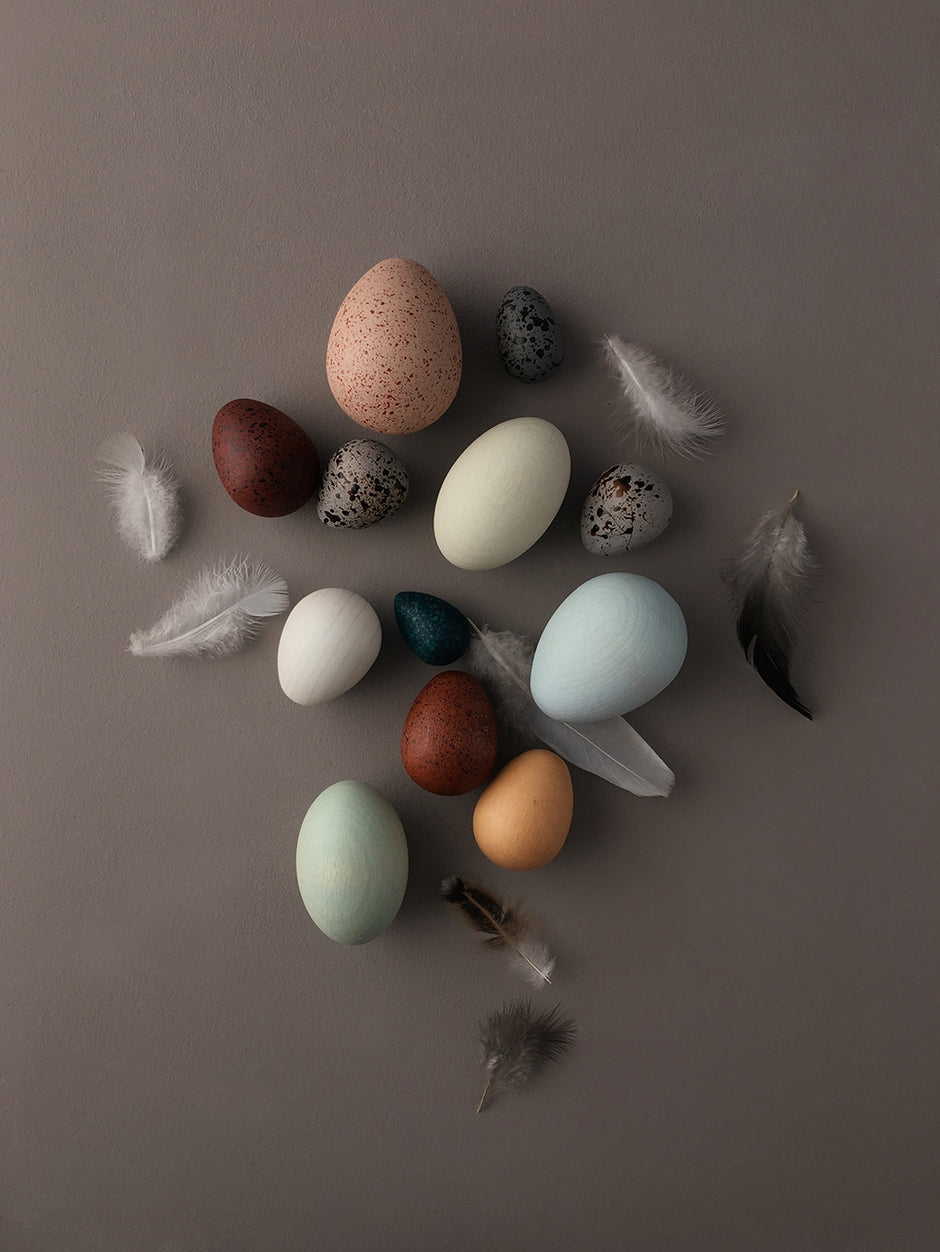 A Dozen Bird Eggs in A Basket