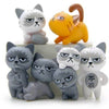 BCmini Angry Cat Figurines