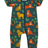 Big Cats - Green Baby Pajamas