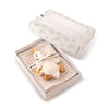 Gilda Goose Grip Toy with Rattle and Burp Cloth Gift Set