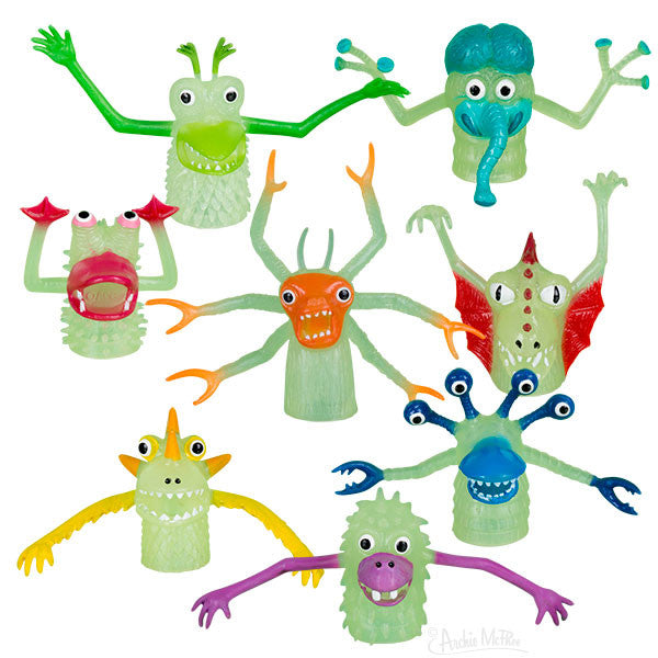 Glow-in-the-Dark Finger Monsters