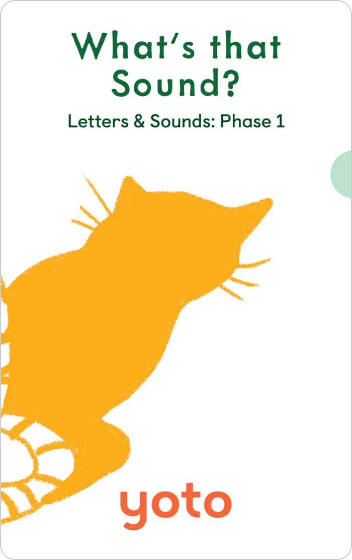 Phonics: Letters & Sounds: Phase 1 [Yoto Card Pack]