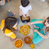 Wooden Mandala Set, Honeycomb