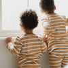 The Olen Stripe Pajamas Set