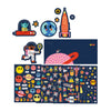 Reusable Space Stickers