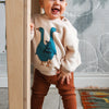 Organic Cotton Ribbed Baby Leggings