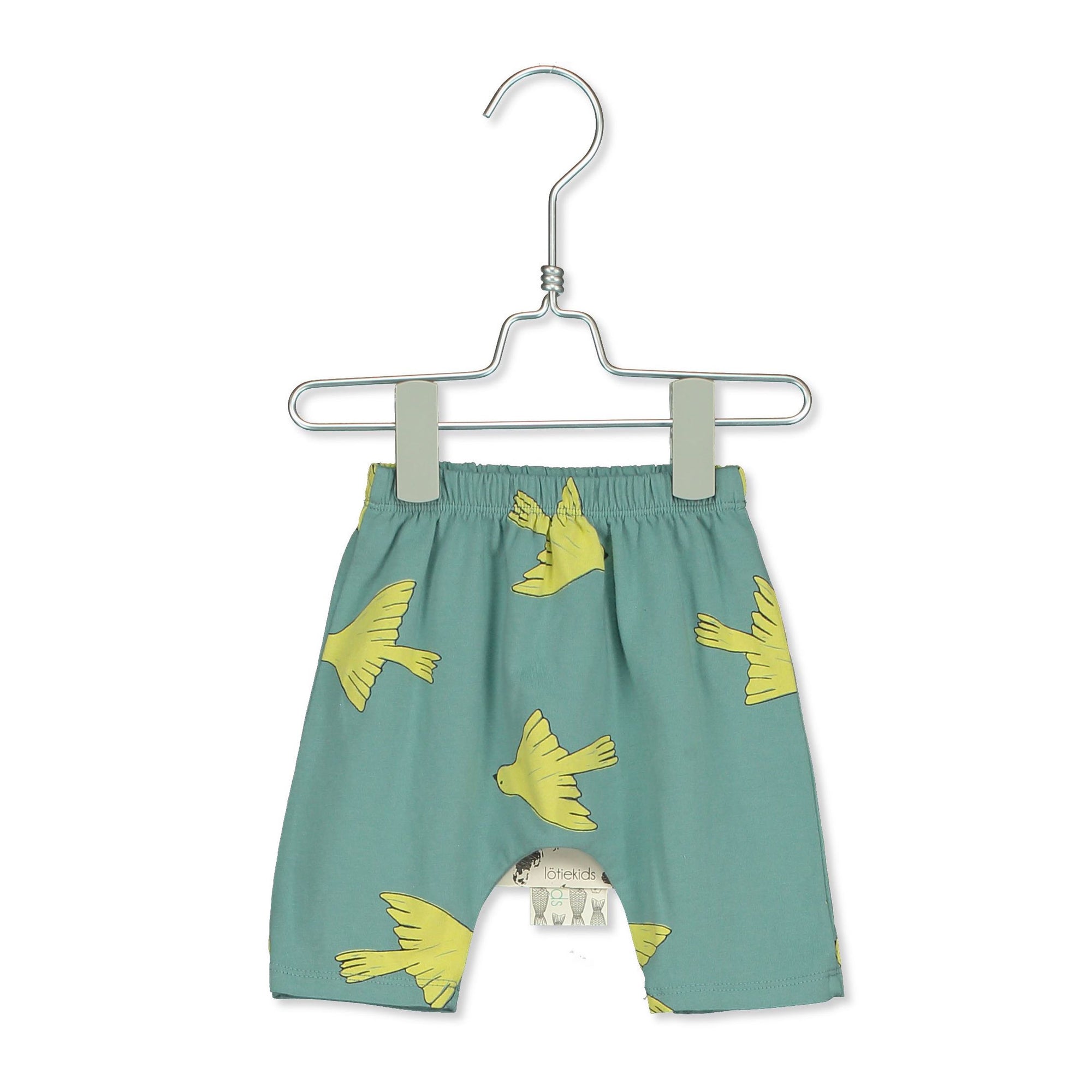 Light Blue Birds Baby Pants (3-6m left)