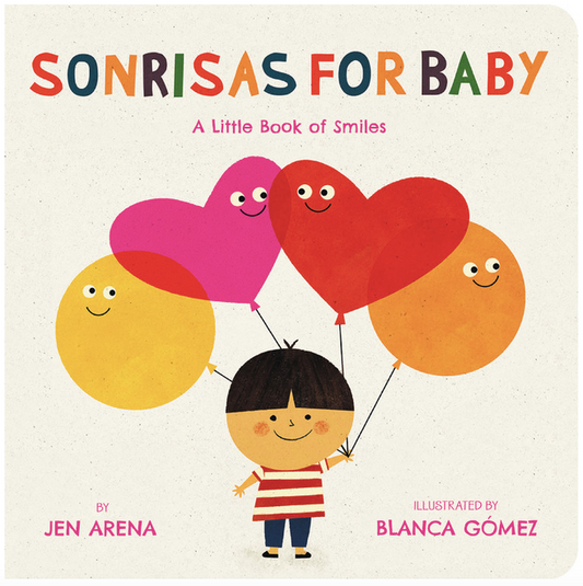 Book cover for Sonrisas for Baby: A Little Book of Smiles
