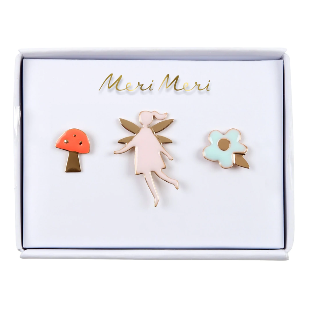 Fairy Enamel Lapel Pins (set of 3)